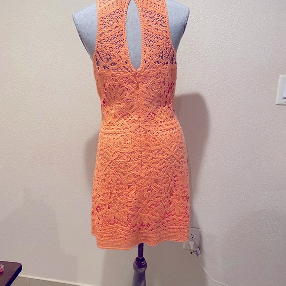 Lilly Pulitzer Orange Sheath Halter Mini Dress - Picture 4 of 8